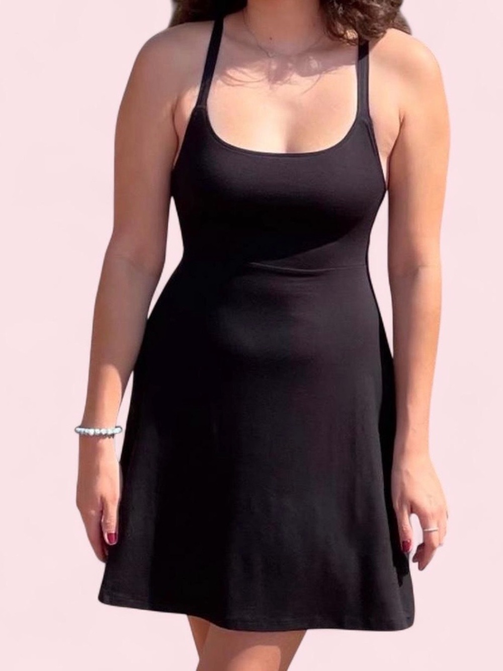 Volcom Black Mini Tank Dress